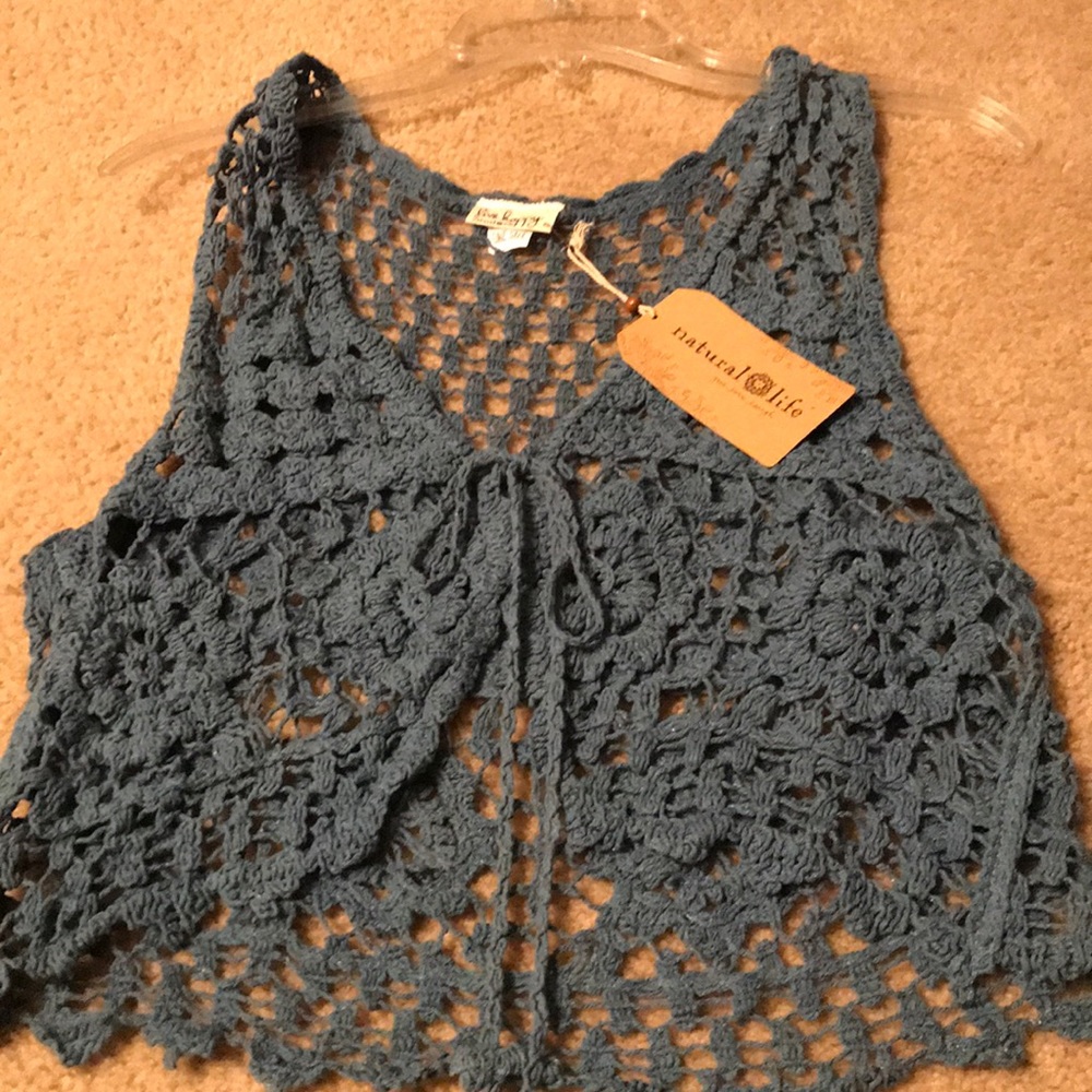 Crochet type vest. Never worn